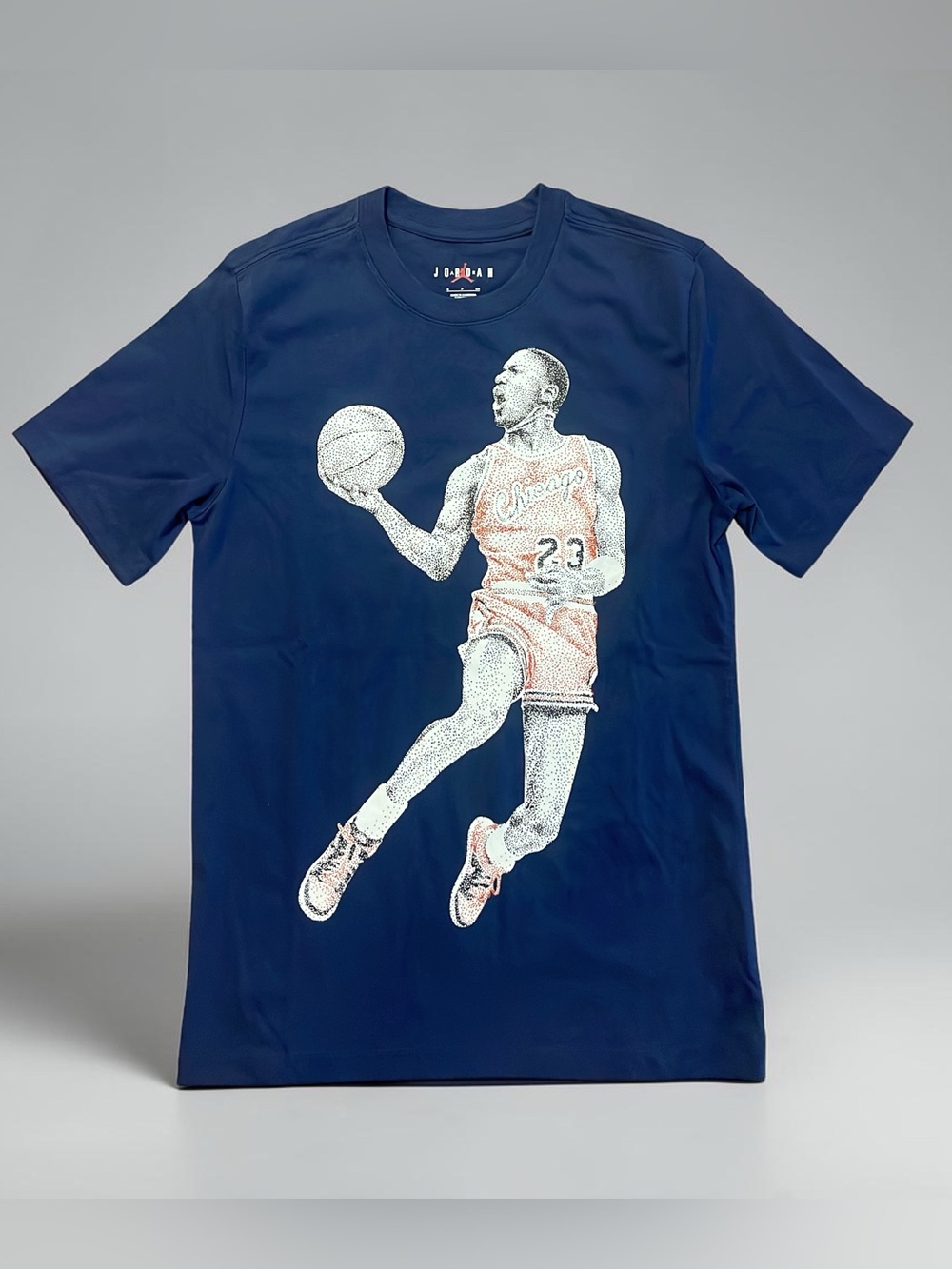 Jordan Navy Short Sleeve Graphic Michael Jordan Tee